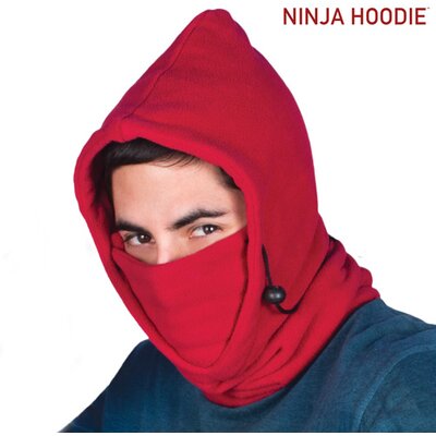 Ninja Hoodie Többfunkciós Kapucni, Piros