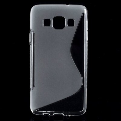 Hátlapvédő telefontok gumi / szilikon (S-line) Átlátszó [Samsung Galaxy A3 (SM-A300F)]