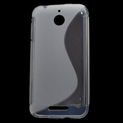 Hátlapvédő telefontok gumi / szilikon (S-line) Átlátszó [HTC Desire 510]
