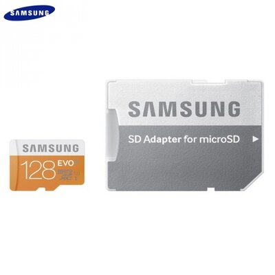 Samsung MB-MP128DA/EU memóriakártya TransFlash 128 GB (microSDHC EVO - Class 10, UHS-1) + SD adapter