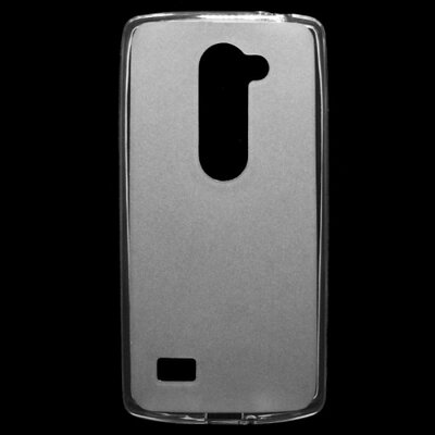 Hátlapvédő telefontok gumi / szilikon (fényes keret) Átlátszó [LG Leon (C50) ]