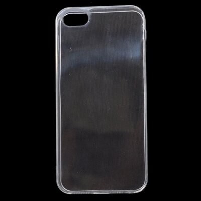 Hátlapvédő telefontok gumi / szilikon (ultravékony) Átlátszó [Apple iPhone 5, iPhone 5S, iPhone SE]