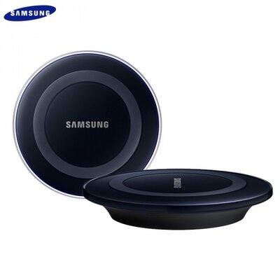 Samsung EP-PG920IBEG/KG Hálózati töltő állomás (microUSB aljzat, vezeték nélküli töltés, QI Wireless, KÁBEL NÉLKÜL) FEKETE [Samsung Galaxy E5 (SM-E500), Galax