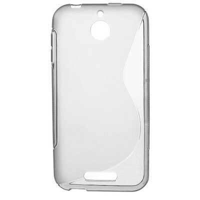 Hátlapvédő telefontok gumi / szilikon (S-line) Szürke [HTC Desire 510]