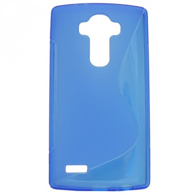 Hátlapvédő telefontok gumi / szilikon (S-line), Kék [LG G4 (H815)]