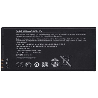 Microsoft BV-T4B / 0670764 gyári akkumulátor 3000 mAh Li-ion - Microsoft Lumia 640 XL