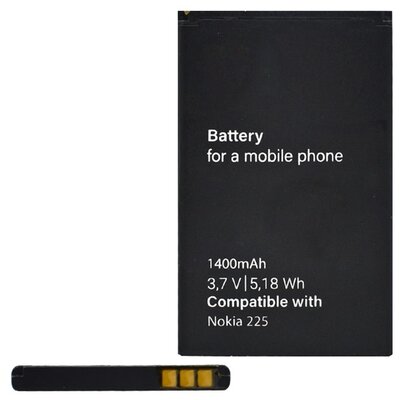 Utángyártott akkumulátor 1400 mAh Li-ion (BL-4UL kompatibilis) - Nokia 230, Nokia 225 (2015), Nokia 3310 (2017)