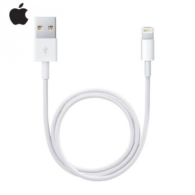 Apple ME291ZM/A Adatátvitel adatkábel és töltő (Lightning 8pin, 0.5m, iOS7 támogatás) FEHÉR [Apple IPAD (2017) 9.7, IPAD (4th Generation), IPAD Air, IPAD Air