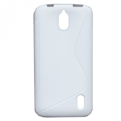 Hátlapvédő telefontok gumi / szilikon (S-line) Fehér [Huawei Ascend Y625]