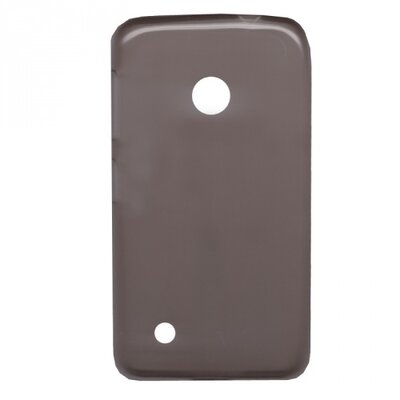 Hátlapvédő telefontok gumi / szilikon (ultravékony) Szürke [Nokia Lumia 530]