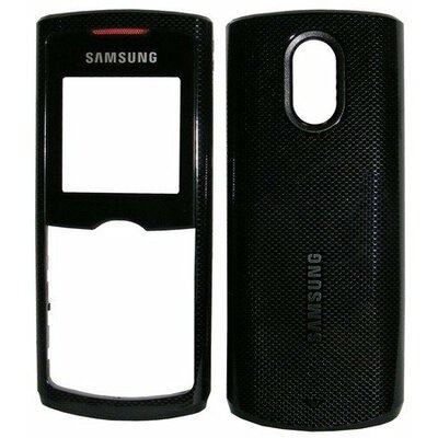 Samsung GH98-14914A + GH98-14069A Készülék előlap és akkufedél, fekete [Samsung GT-E2120]