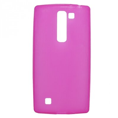 Hátlapvédő telefontok gumi / szilikon (fényes keret) Rózsaszín [LG G4c (H525n)]