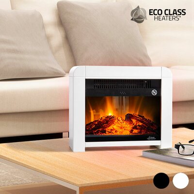 Eco Class Heaters EF 1200W Elektromos Micathermic Kandalló, Fekete