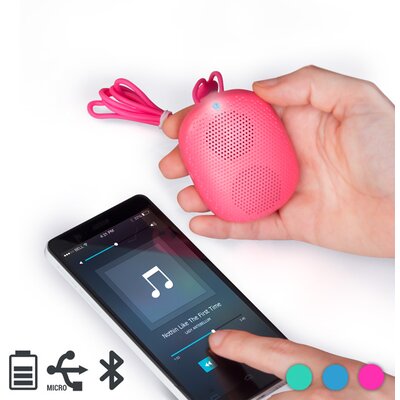 AudioSonic Bluetooth Hordozható Hangszóró, SK1513 Rózsaszín
