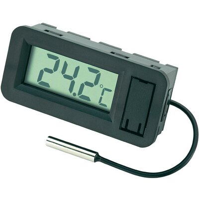 Beépíthető LCD hőmérő modul, panelműszer ‑50-től +70°C-ig Basetech BT-80
