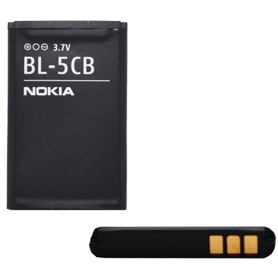 Nokia BL-5CB gyári akkumulátor 800 mAh Li-ion - Nokia 100, Nokia 101, Nokia 105, Nokia 105 (2015), Nokia 105 (2017), Nokia 106, Nokia 109, Nokia 110, Nokia 1100, Nokia 1101, Nokia 1110, Nokia 1112, Nokia 113, Nokia 1200
