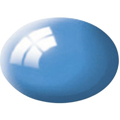 Festék, kék, fényes, színkód: 50 RAL, színkód: 5012, 18 ml, Revell Aqua