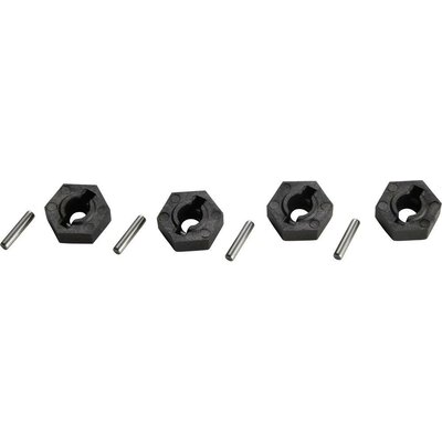 Reely 1:10 kerék hatszög, 12/2 mm, fekete, V21071