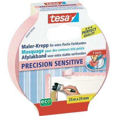 Krepp maszkolószalag Tesa® Masking Tape Precision Sensitive 25 m x 25 mm TESA 56260