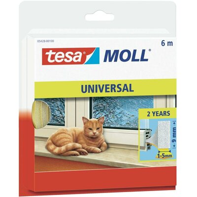 Ablakszigetelő csík Tesamoll® Universal Foam 6 m x 9 mm