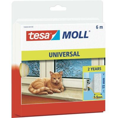 Ablakszigetelő csík Tesamoll® Universal Foam 6 m x 15 mm