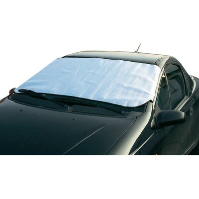 Szélvédő takaró fólia, autóüveg napfényvédő (Sz x Ma) 145 x 75 cm, 70100