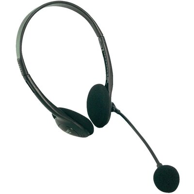 Sztereó pc headset Deluxe, LogiLink HS0001