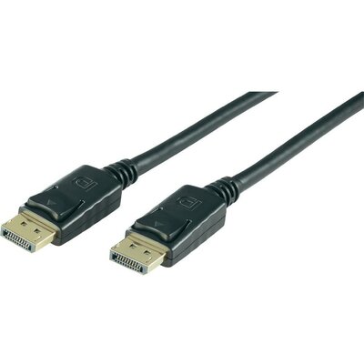 DisplayPort csatlakozókábel [1x DisplayPort dugó 1x DisplayPort dugó] 2 m fekete