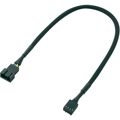 Ventilátor hosszabbító kábel, 4 pólusú, 30 cm, Akasa AK-CBFA01-30