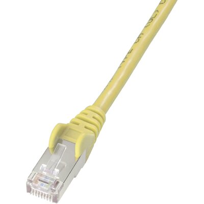 RJ45-ös patch kábel, hálózati LAN kábel CAT 5e SF/UTP 1x RJ45 dugó - 1x RJ45 dugó 1 m Sárga Digitus 982512