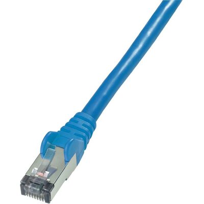 RJ45 Hálózati csatlakozókábel, CAT 6 S/FTP [1x RJ45 dugó - 1x RJ45 dugó] 2 m, kék Goobay