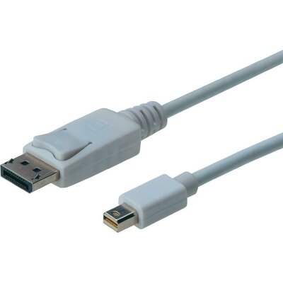 DisplayPort csatlakozókábel [1x DisplayPort dugó - 1x mini DisplayPort dugó] 1 m fehér