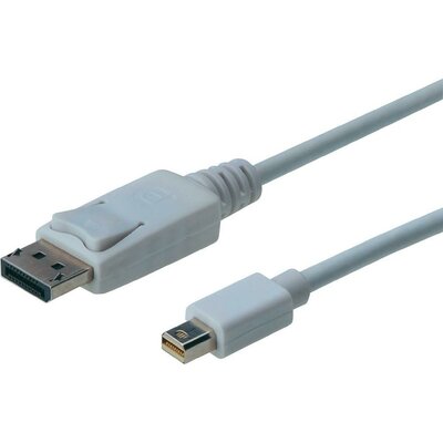 DisplayPort csatlakozókábel [1x DisplayPort dugó - 1x mini DisplayPort dugó] 2 m fehér