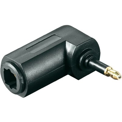 Toslink digitális Audio Adapter [1x optikai dugó 3.5 mm - 1x Toslink-alj (ODT)] m fekete Wentronic