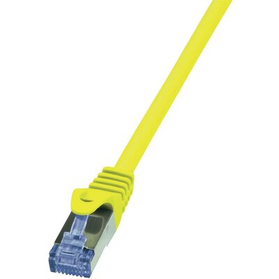 RJ45 Hálózati csatlakozókábel, CAT 6A S/FTP [1x RJ45 dugó - 1x RJ45 dugó] 1,5 m, sárga LogiLink
