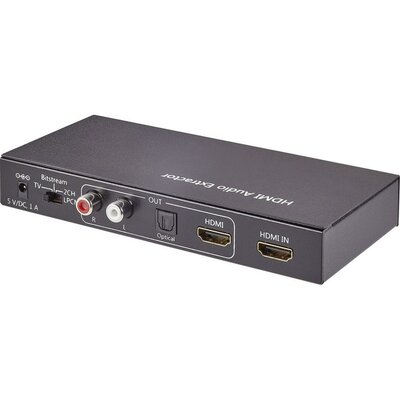 HDMI audio extraktor Toslink és RCA audio (jobb/bal) kimenettel, SpeaKa Professional