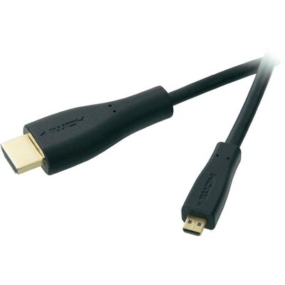 HDMI csatlakozókábel [1x dugó - 1x micro dugó ] 0.45 m SpeaKa Professional 1234722