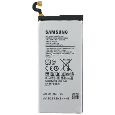 Samsung EB-BG920ABE / GH43-04413A gyári akkumulátor 2550 mAh Li-ion - Samsung Galaxy S6 (SM-G920)