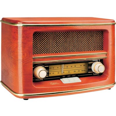 Asztali retro rádió, fa burkolattal Dual NR 1 Nostalgia