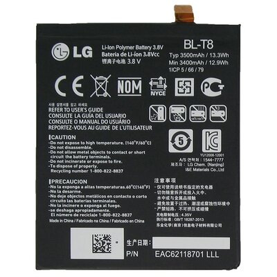 Lg BL-T8 / EAC62118701 gyári akkumulátor 3400 mAh Li-ion - LG G Flex (D955)