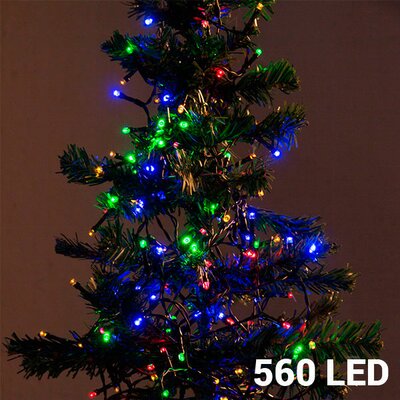 Színes Karácsonyi Fényfüzér (560 LED)