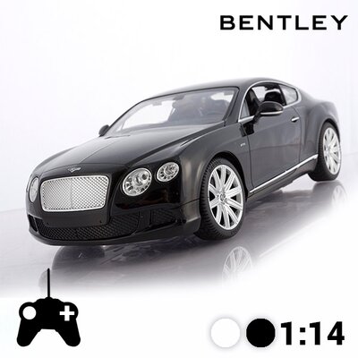Bentley Continental GT Távirányítós Kisautó, Fekete