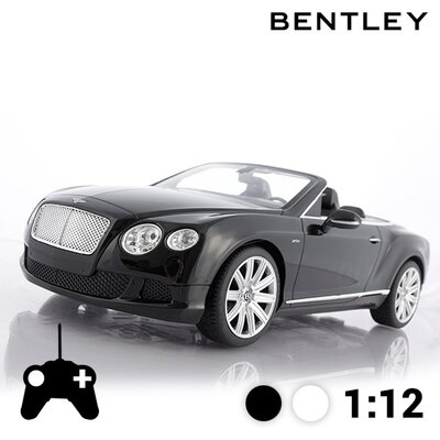 Bentley Continental GT Átalakítható Távirányítós Kisautó, Fehér