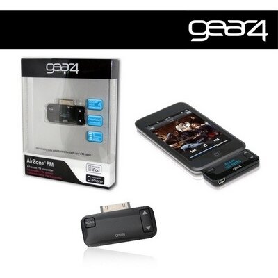 Gear4 PG360 Audió adapter (FM rádión hallgatható), fekete [Apple iPhone 2G, iPhone 3G, iPhone 3GS, iPhone 4, iPhone 4S]