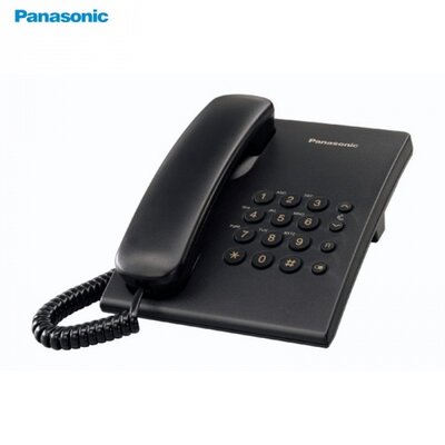 Panasonic KX-TS500HGB TELEFON készülék, vezetékes hálózatra, Panasonic KX-TS500HGB FEKETE
