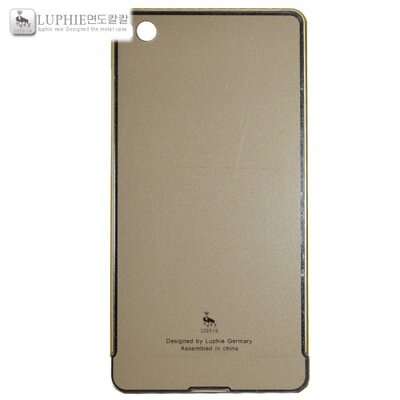 Luphie LUPHIE hátlapvédő telefontok alumínium keret (BUMPER, kihúzható akril hátlap) Arany [Huawei P8]