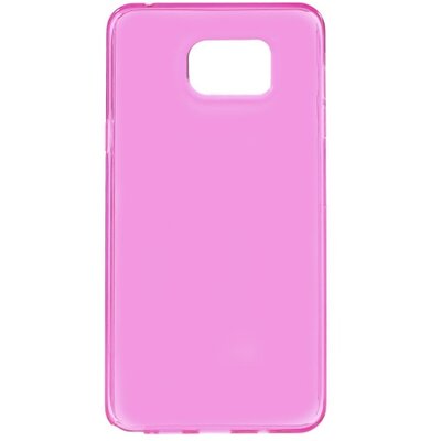 Hátlapvédő telefontok gumi / szilikon (fényes keret) Rózsaszín [Samsung Galaxy Note 5 (SM-N920)]