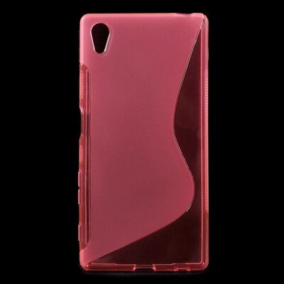 Hátlapvédő telefontok gumi / szilikon (S-line) Rózsaszín [Sony Xperia Z5]