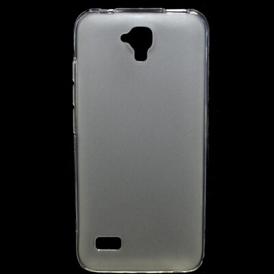Hátlapvédő telefontok gumi / szilikon (fényes keret) Átlátszó [Huawei Y5 (Y560)]