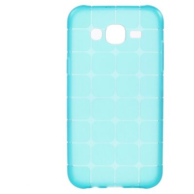 Hátlapvédő telefontok gumi / szilikon (kockaminta), Kék [Samsung Galaxy J5 (SM-J500)]